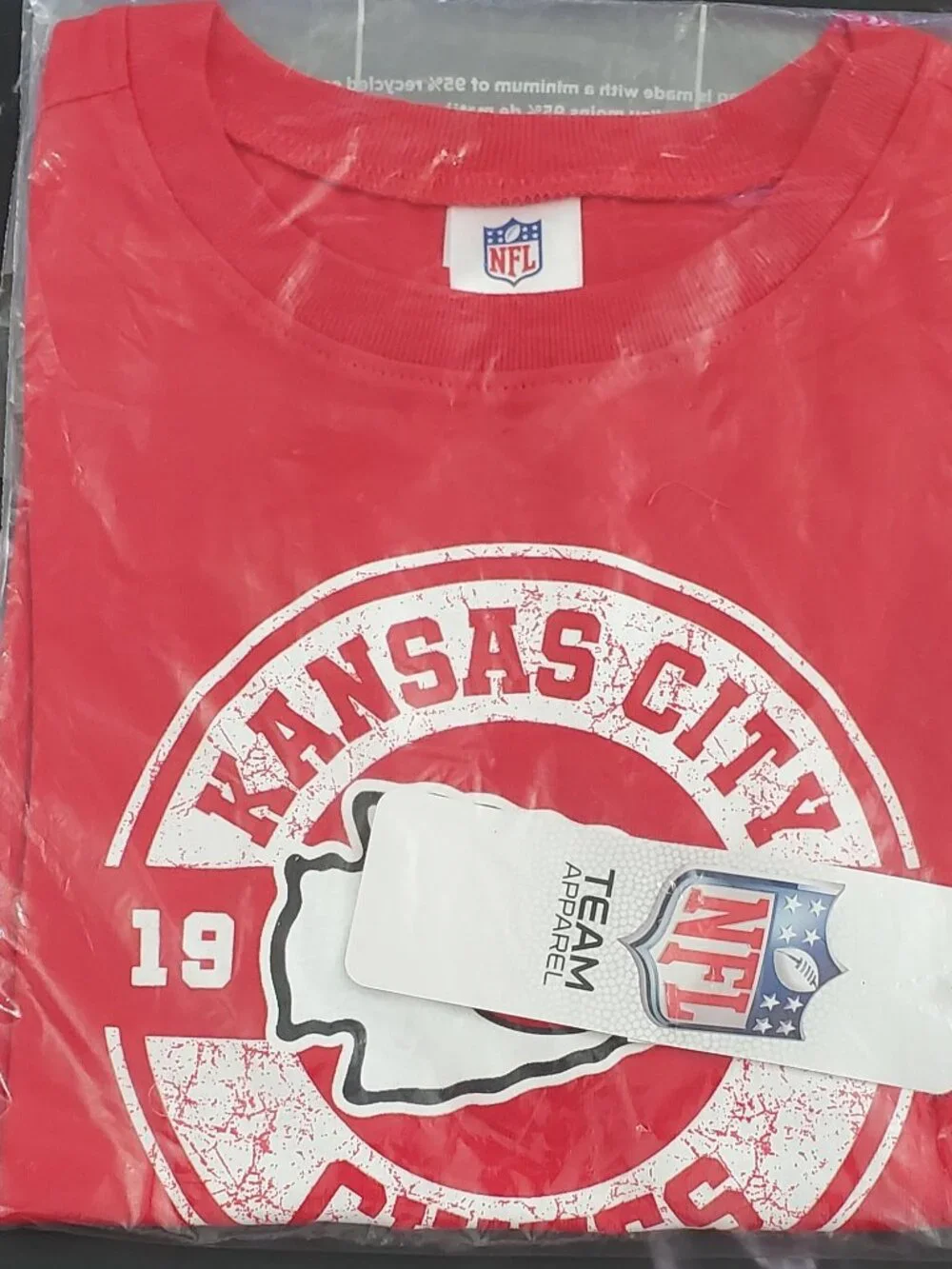 Kansas City Chiefs Unisex Graphic Tee for Toddlers Size 5T NWT NFL Team Apparel